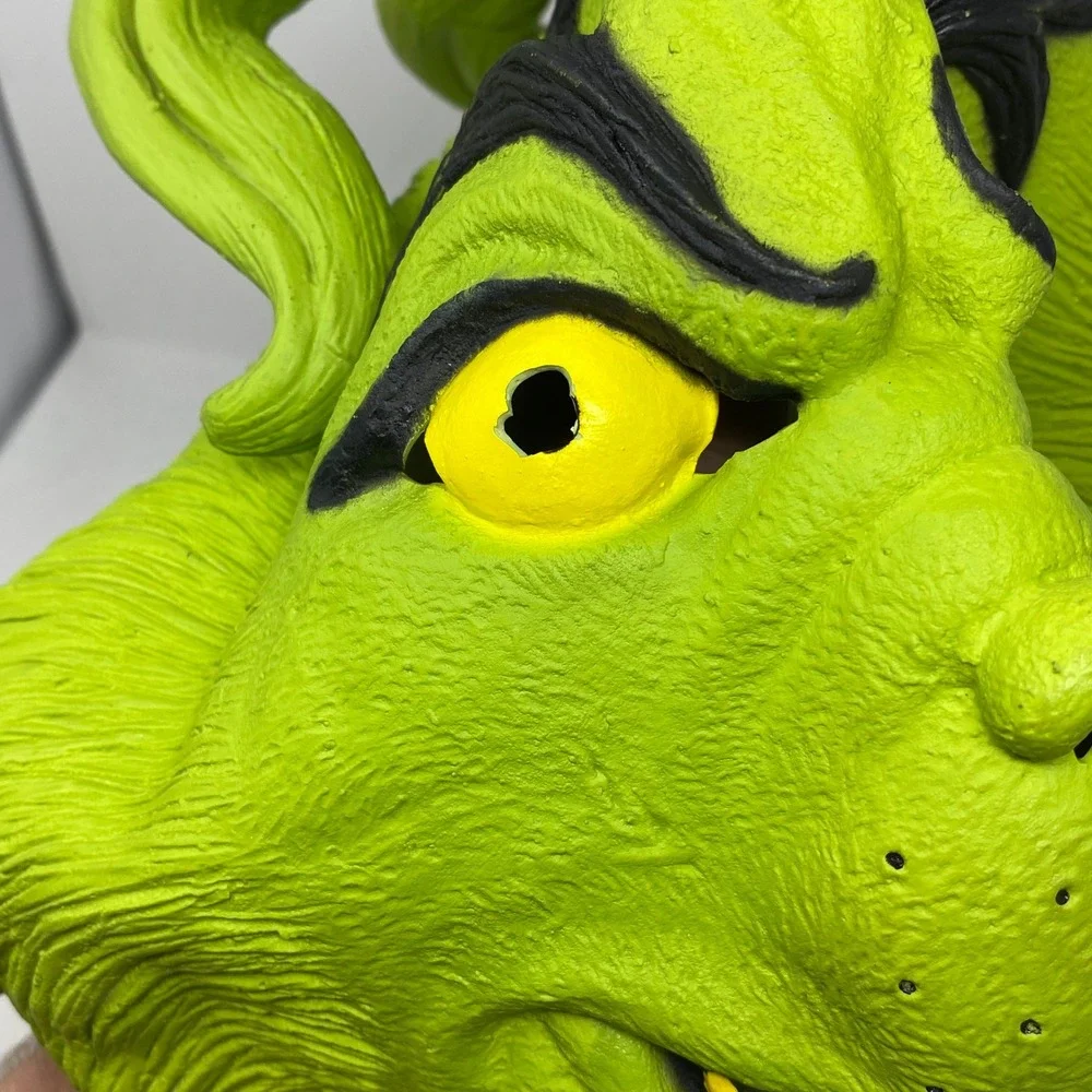 Dr Seuss The Grinch Latex Mask Green Christmas‎ Holiday Costume Accessory Mexico